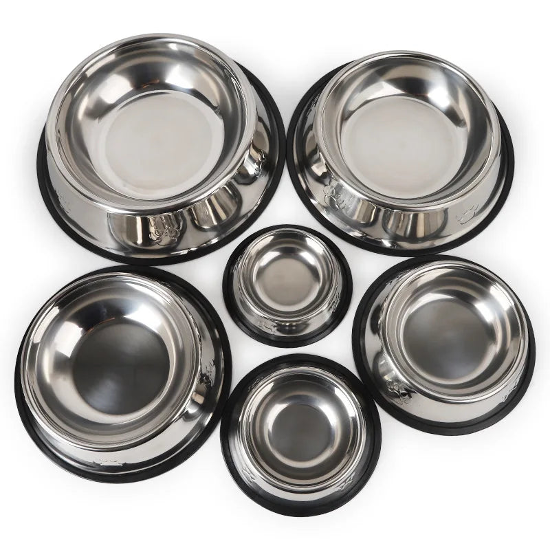 🥣🐾 Tigela de Aço Inoxidável para Cães – Durabilidade, Segurança e Praticidade!