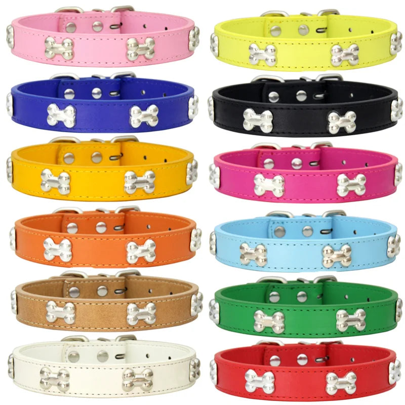 🐾✨ Coleira Personalizada de Couro para Cães – Estilo e Exclusividade para Seu Pet!