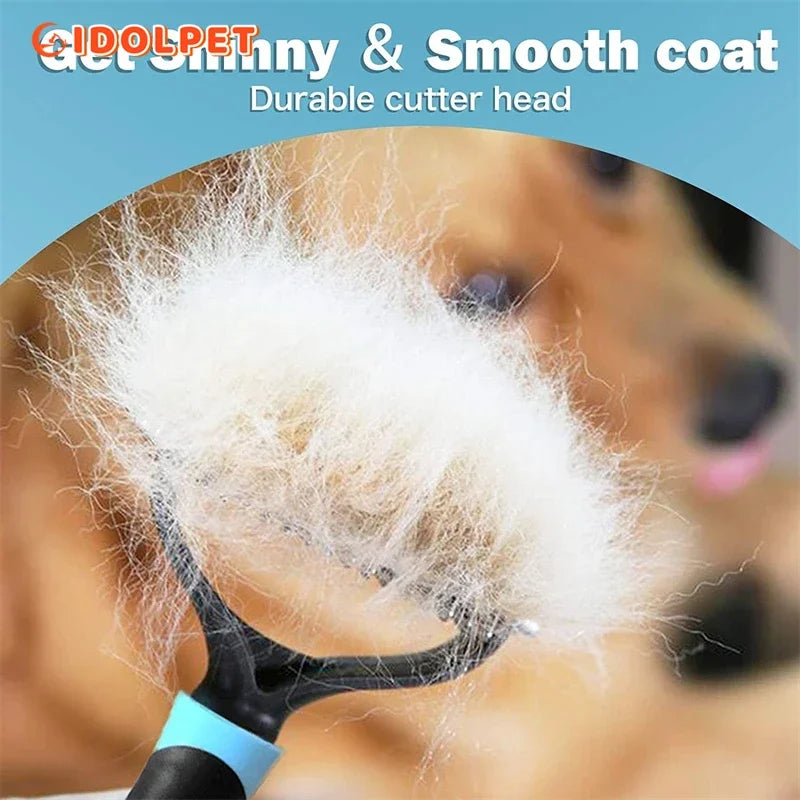 🐾🧼 ESCOVA PROFISSIONAL 2 EM 1 - Remoção de Pelos e Desembaraço com Eficácia e Conforto!