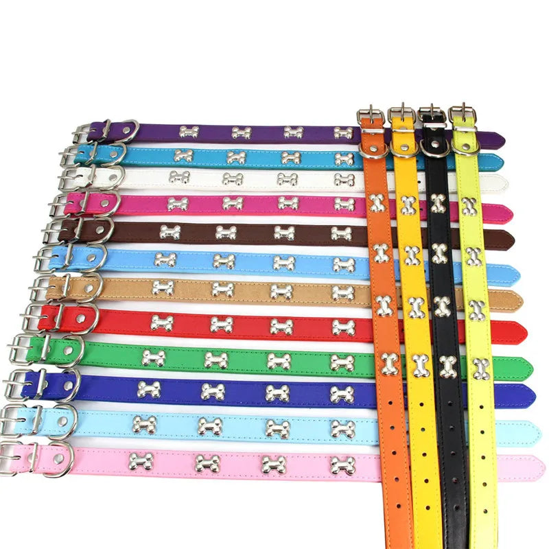 🐾✨ Coleira Personalizada de Couro para Cães – Estilo e Exclusividade para Seu Pet!
