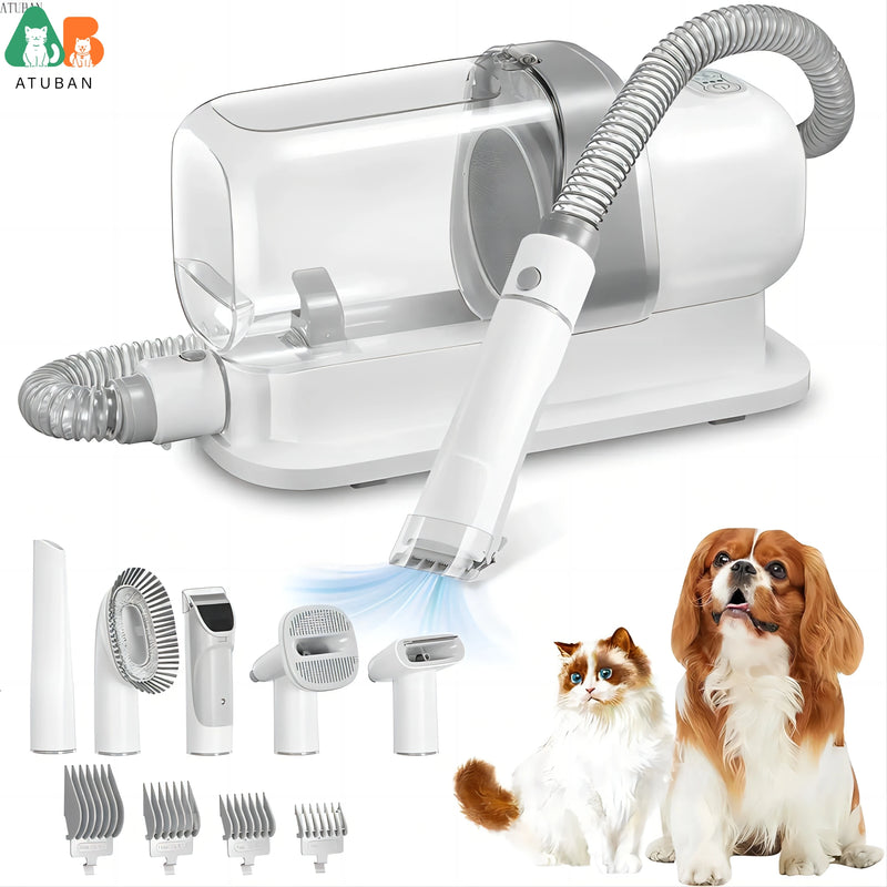 🐾🌀 ASPIRADOR & REMOVEDOR DE PELOS ATUBAN® – 2,3L; Tecnologia, silêncio e praticidade para cuidar do seu pet.