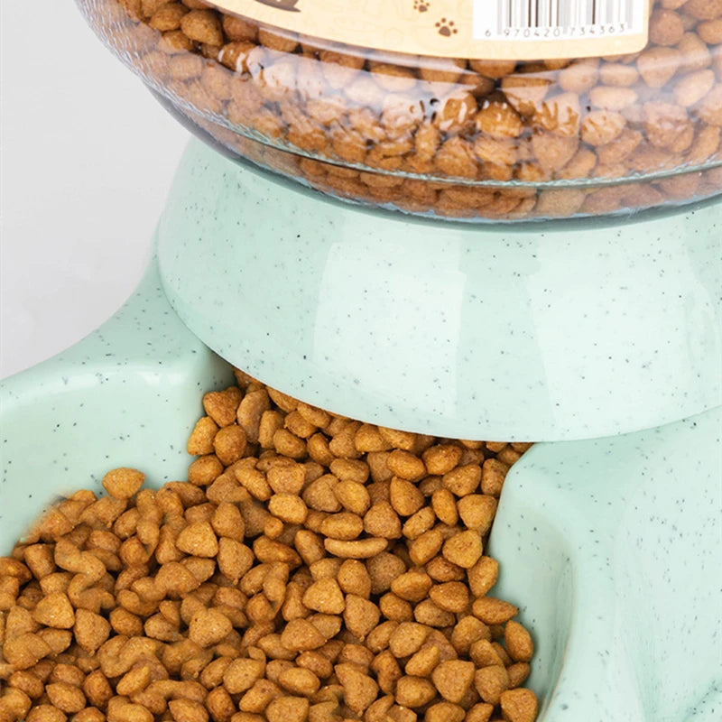 🐾 Tigela de Alimentação com Bebedouro por Gravidade – Grande Capacidade