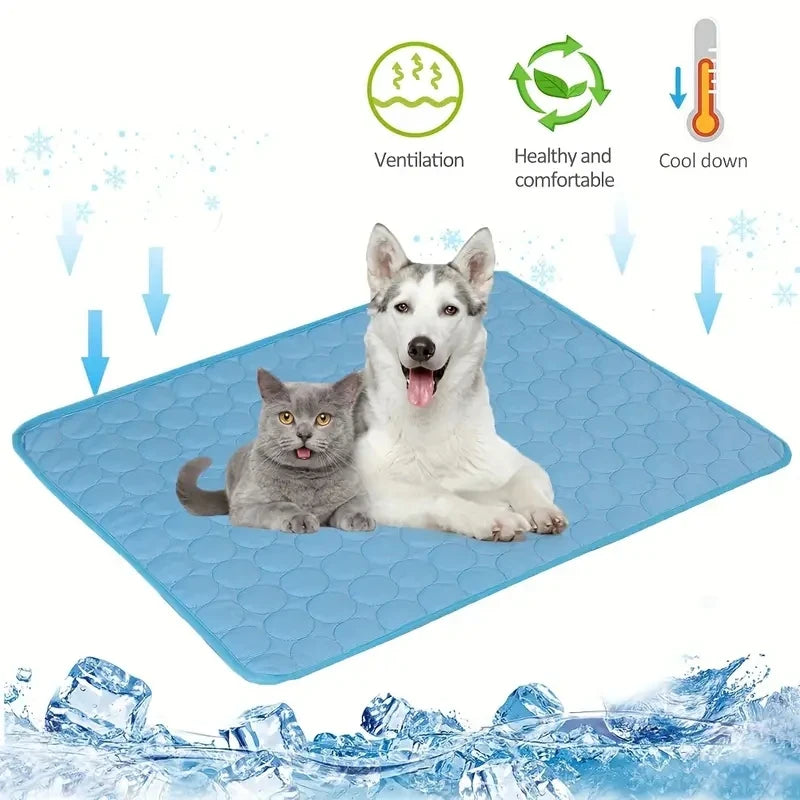 ❄️🐾 Tapete Refrescante para Cães – Conforto e Frescor para Todos os Tamanhos!