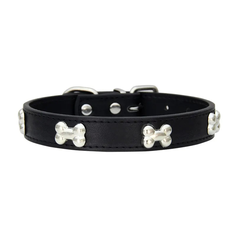 🐾✨ Coleira Personalizada de Couro para Cães – Estilo e Exclusividade para Seu Pet!