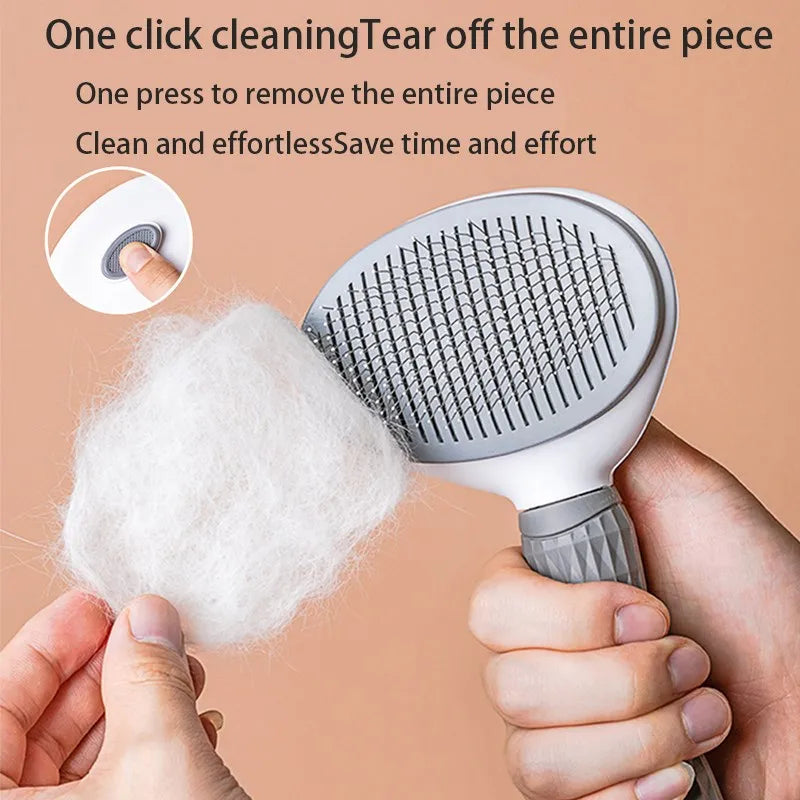 🐾✨ Escova Slicker Profissional para Remoção de Pelos