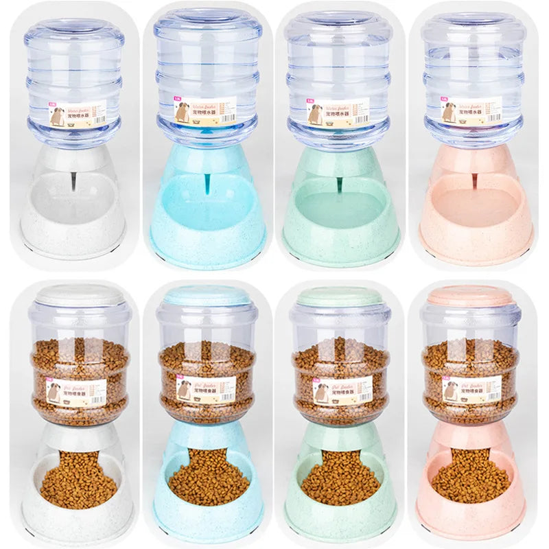 🐾 Tigela de Alimentação com Bebedouro por Gravidade – Grande Capacidade