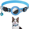 🐱 Coleira Refletiva Ajustável para Gatos com Suporte para AirTag + Sino Integrado