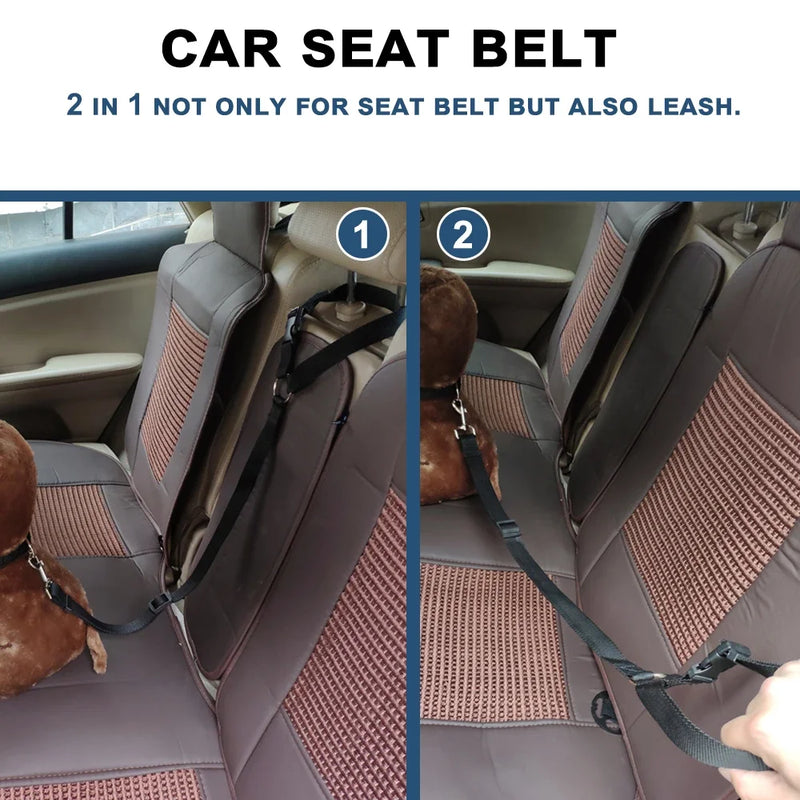 🚗🐾 Cinto de Segurança Ajustável para Pets – Segurança e Conforto em Todas as Viagens!