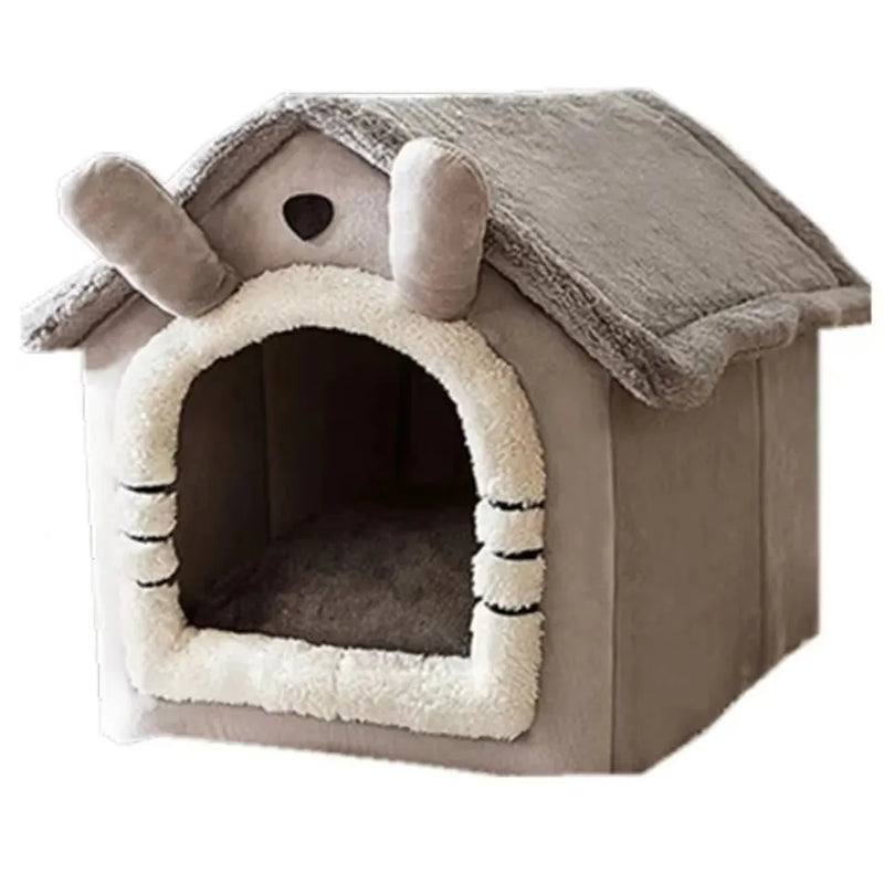 🏡 Caminha Casa para Pets – Estilo Desenho Animado com Super Conforto