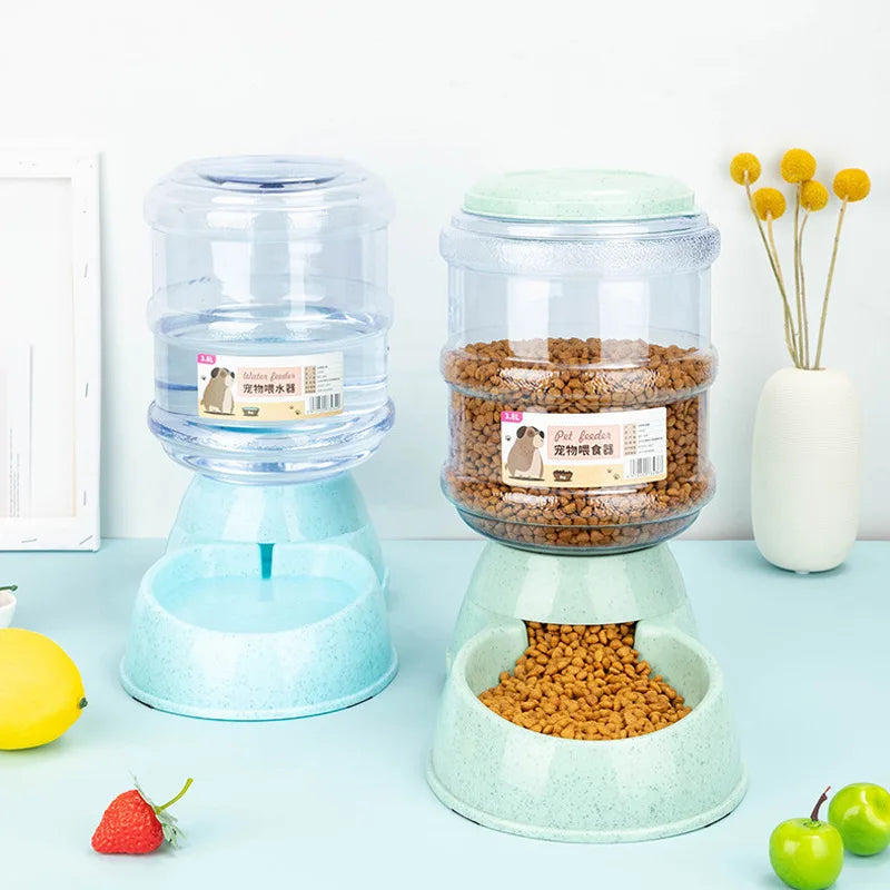 🐾 Tigela de Alimentação com Bebedouro por Gravidade – Grande Capacidade