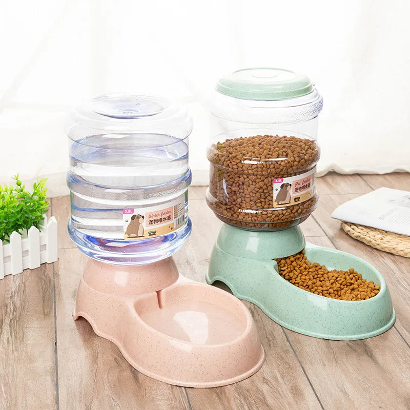 🐾 Tigela de Alimentação com Bebedouro por Gravidade – Grande Capacidade