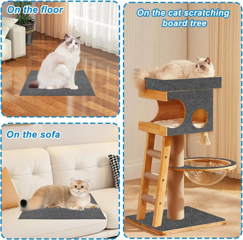 🐱 Tapete Adesivo para Arranhador e Móveis Pet – Conforto e Proteção para Seu Gato!
