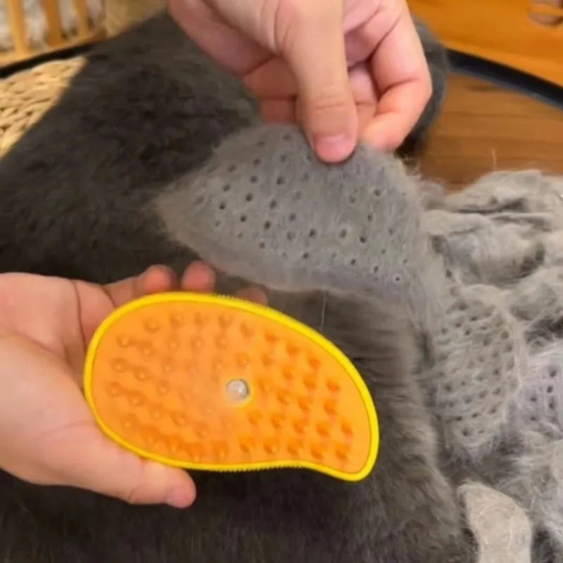 🐾💨 Escova de Vapor Multifuncional para Pets