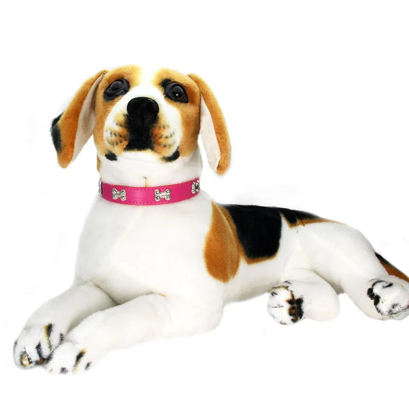 🐾✨ Coleira Personalizada de Couro para Cães – Estilo e Exclusividade para Seu Pet!