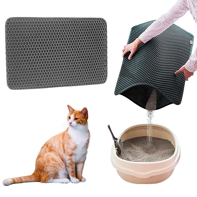 Tapete Higiênico Para Gato Coletor De Areia 30x45cm Preto – Mais Higiene