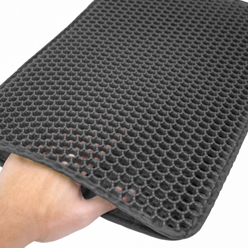Tapete Higiênico Para Gato Coletor De Areia 30x45cm Preto – Mais Higiene
