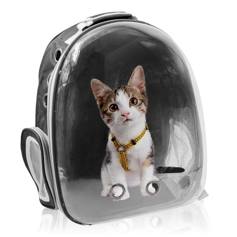 Mochila Pet Com Visão Panorâmica – Leve seu melhor amigo com conforto, estilo e proteção.