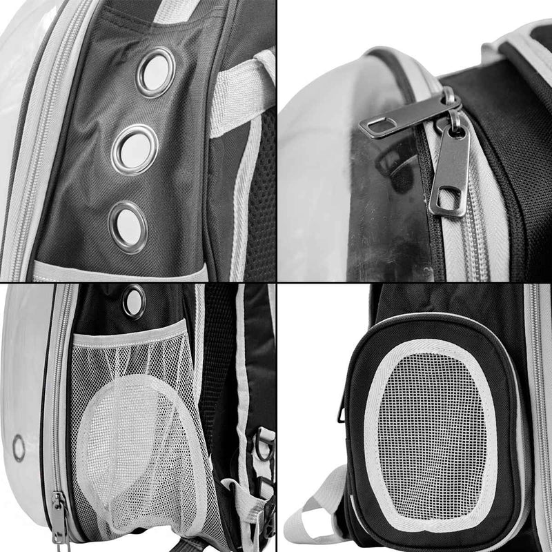Mochila Pet Com Visão Panorâmica – Leve seu melhor amigo com conforto, estilo e proteção.
